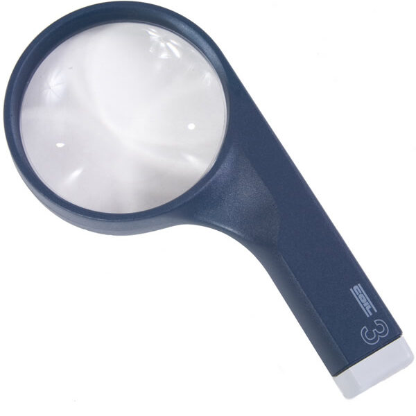 Lupa de mão ergonómica 8D / 3.0x