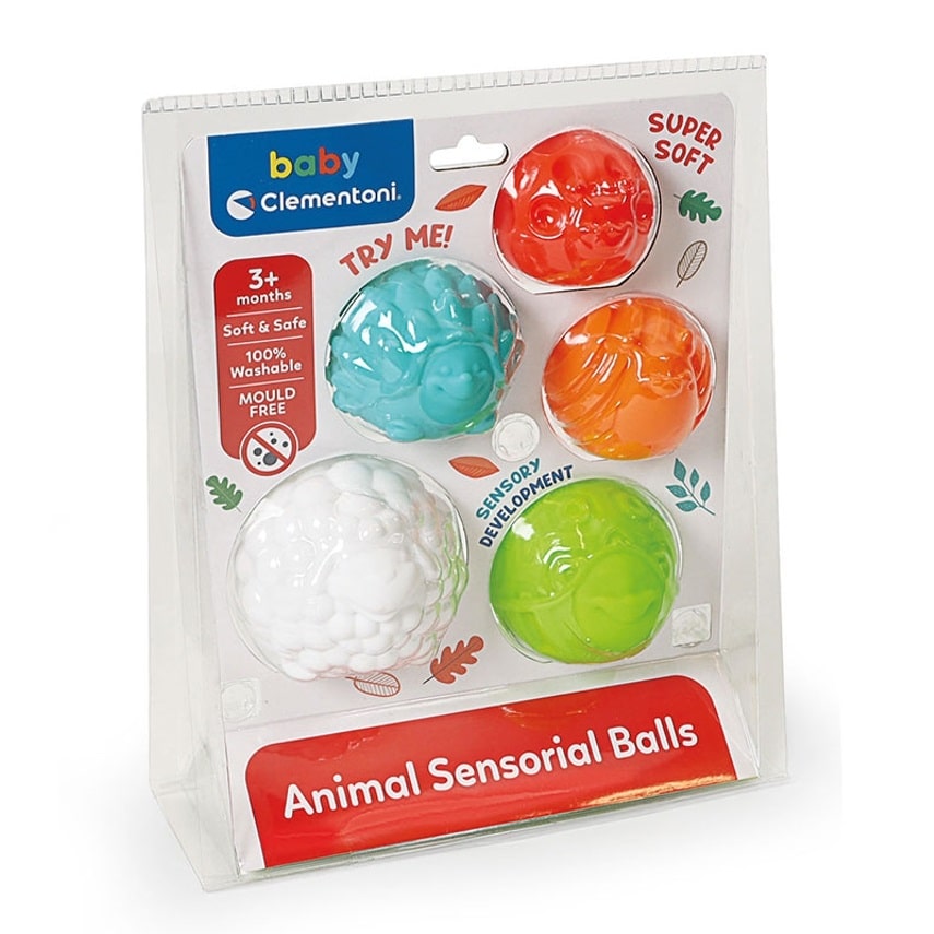 Pelotas Sensoriales de Animales Clementon