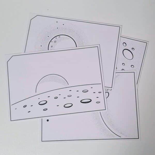 Kit de Imagens táteis Artemis II