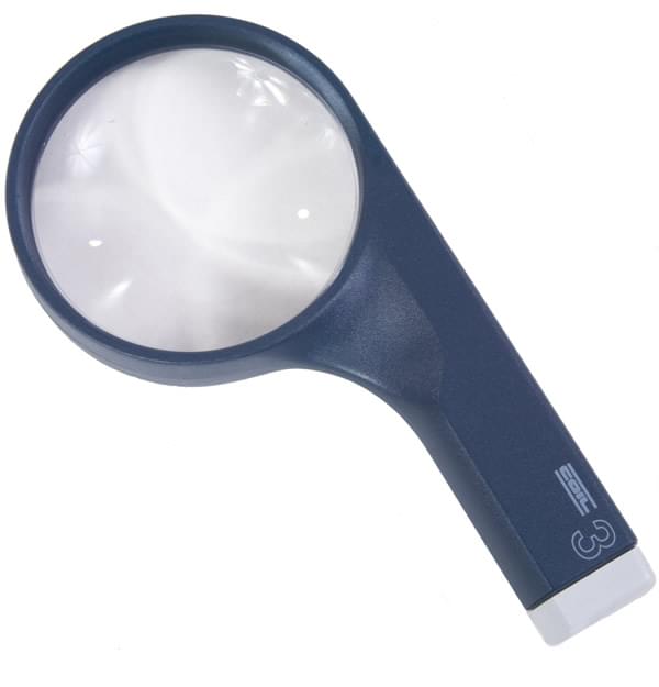 Lupa de mão ergonómica 8D / 3.0x